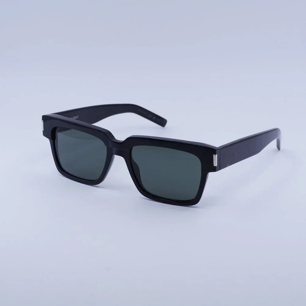 🕶️ New Saint Laurent SL732 VADIM 002 Sunglasses - Black/Dark Havana Frame
